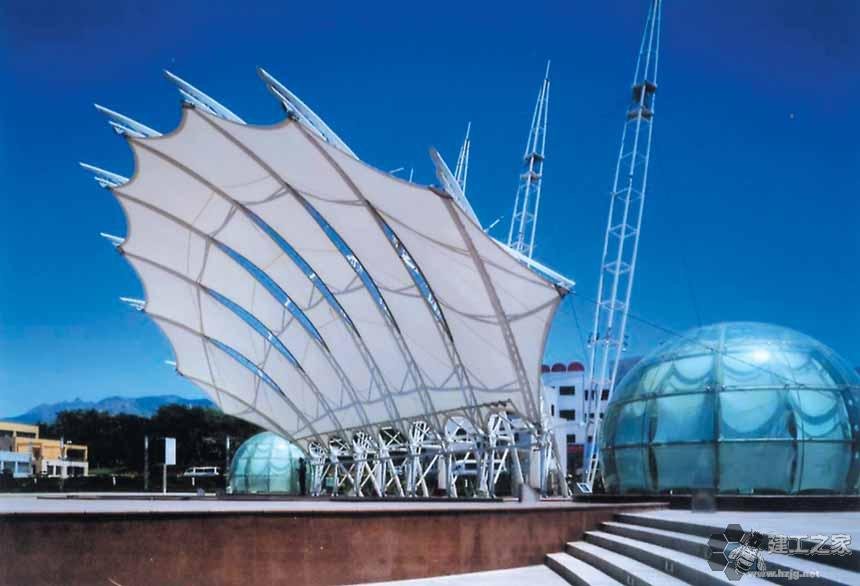 静安车棚膜结构网架